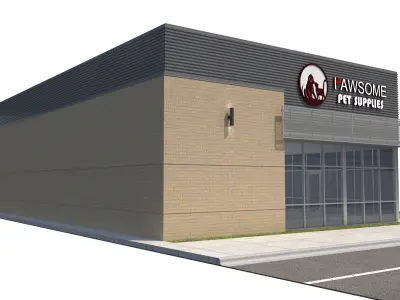 Retail-121 Retail Store A 3D model