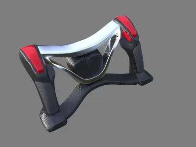 Bloodhound SSC steering wheel CherAn Free 3D model