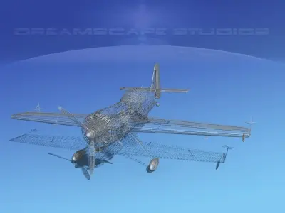 Sukhoi SU-26 Aerobat V07 3D model