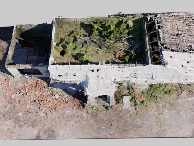 Abandoned-Soviet-Base-Building-3 3D model