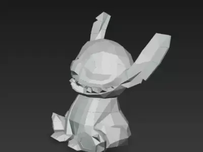 Stitch - Papercraft 3D print model