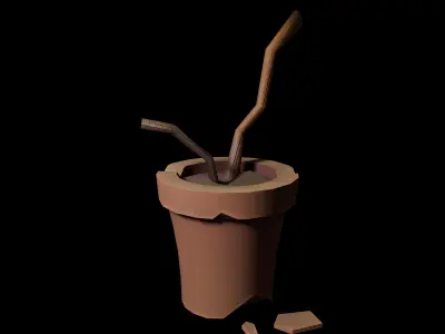 Stylized Furniture Package Low-poly 3D model