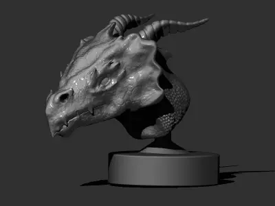 Dragon Head 3D print model