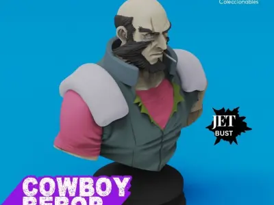 Anime Classics Cowboy Bebop - Jet 3D print model