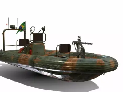 BARCO PATRULHA SURUCUCU BR Low-poly 3D model