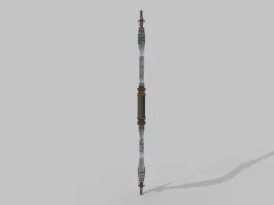 Stylized bow Low-poly 3D model