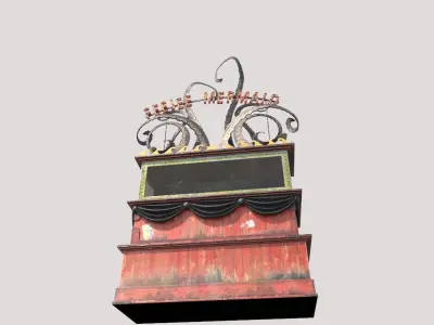 Mermaid Exhibition Stand 3D model