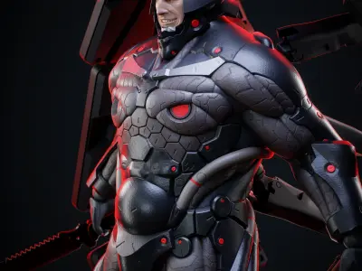 Metal Gear Rising Revengeance Sundowner 3D print model