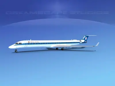 Bombardier CRJ1000 Belavia 3D model