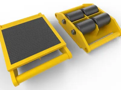 Industrial Mover M2 Low-poly 3D model