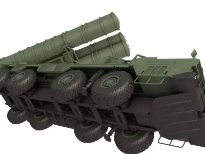 S-300 Russian SAM System 3D model