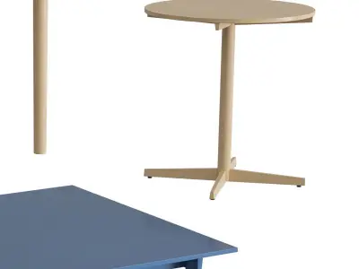 TAK Pedestal Table 01 3D model