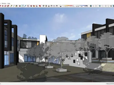 Sketchup Hospital F10 3D model