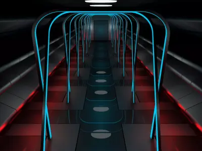 Sci Fi Interior 3D model 94
