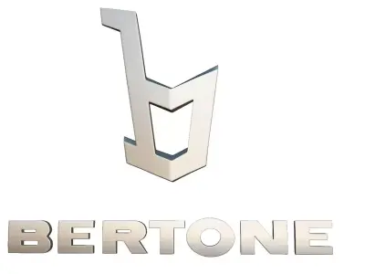 bertone logo 3D model