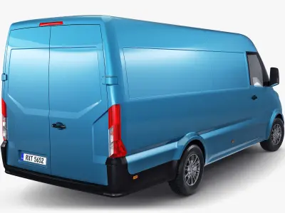 Generic Commercial Cargo Van M 1 3D model