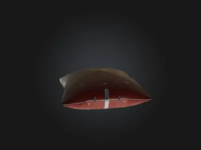 pilow model Low-poly 3D model