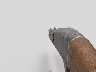 Remington 870 Low-poly 3D model