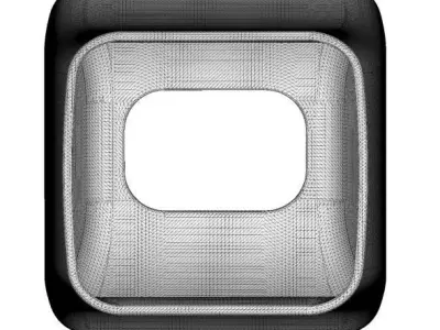 Transparent Bike Visor 3D model