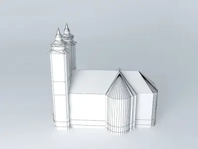 Minorite Church Eger Hungary 3D model