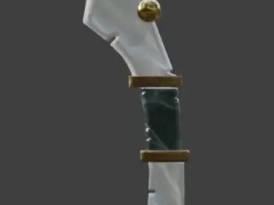 Snow Beast Sword 3D model