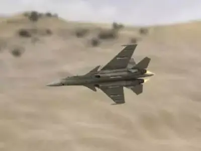 Fighter Jet 3D Model - Game Ready for iClone and Cinema 4D 3D print model