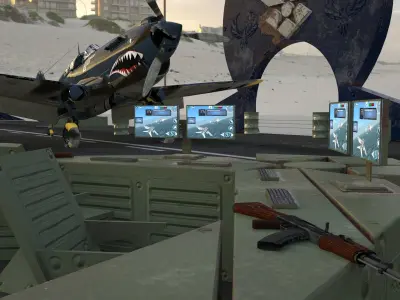  FLIGHT EXHIBITION AREA 3D model