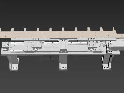 Equidistant loading mechanism 3D model