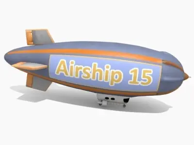 Airship 3D model
