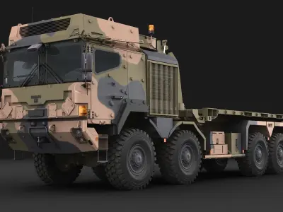 MAN HX77 Armor MULTILIFT 3D model