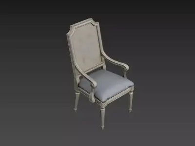 132- Chinese Style Scene - Free 3D Model of Chair 2 Free 3D model