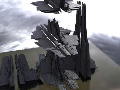 Stargate Pyramid City 6 models 3D model