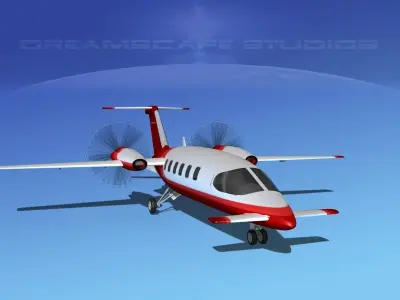 Piaggio Avanti P180 V20 3D model