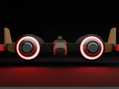 Beigecraft Voyager Low-poly 3D model