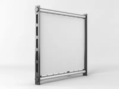 Billboard 002 Low-poly 3D model