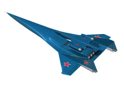 Bartini A-57 3D model