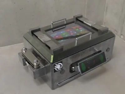 weapon case fingerprint Free 3D model