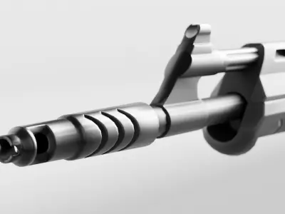 Vandal Valorant Weapon RIGGED Low-poly 3D model