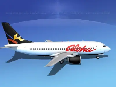 Boeing 737-300 Aloha Airlines 3D model