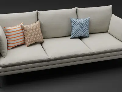Furniture - Couch Sofa Free 3D model
