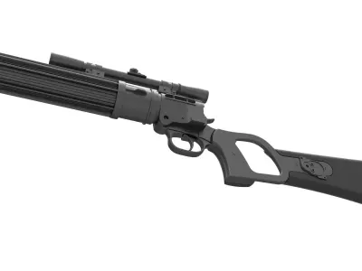 Boba Fett blaster carbine EE-3 from the movie Star Wars ROTJ 3D model