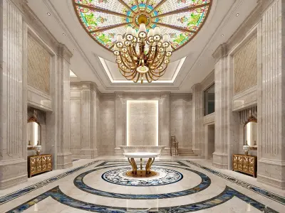 The Hotel Lobby 10 3D model