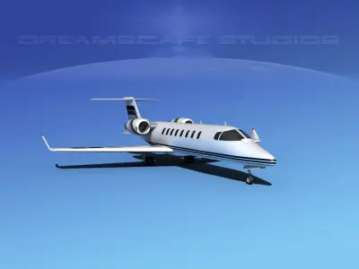 LearJet 45 V16 3D model