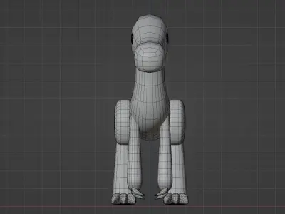 spinosaurus cute 3D model 3D model