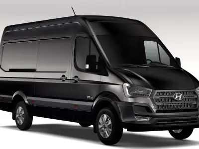 Hyundai H350 Van LWB 2017 3D model