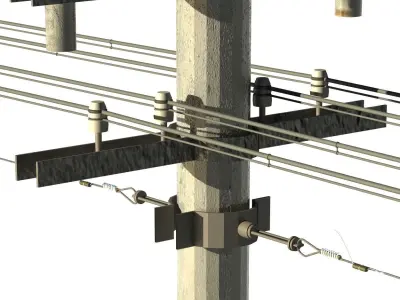 Street light 3D model