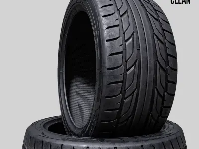Tire Nitto NT555 G2 3 in 1 3D model