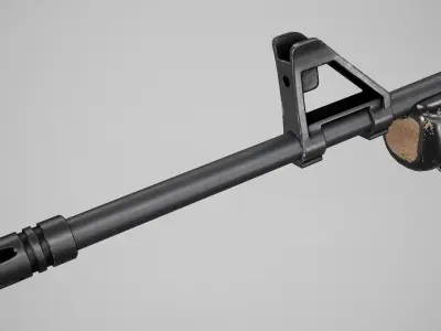 PBR ARMSCOR M1600 SA Low-poly 3D model