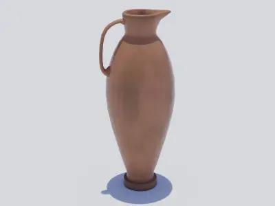 Clay Pots - Low Poly PBR Low-poly 3D model