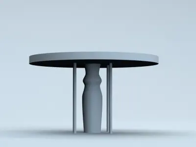 Table and chairs Free 3D model purchase